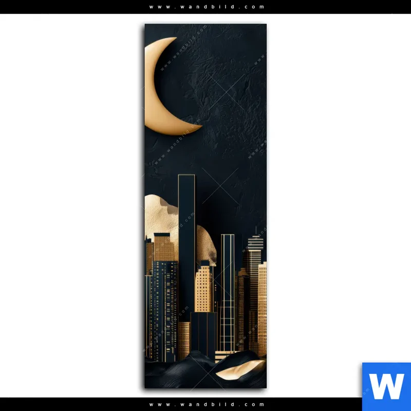 Spannbild | Golden City Dreams | Schmal