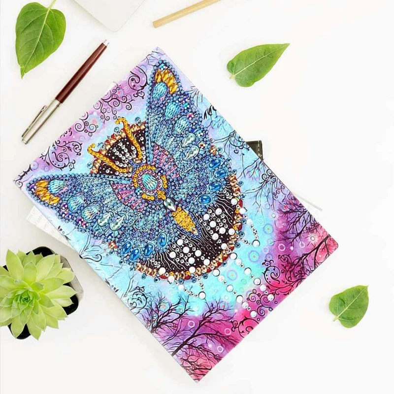 Diamond Painting Notizbuch Schmetterling