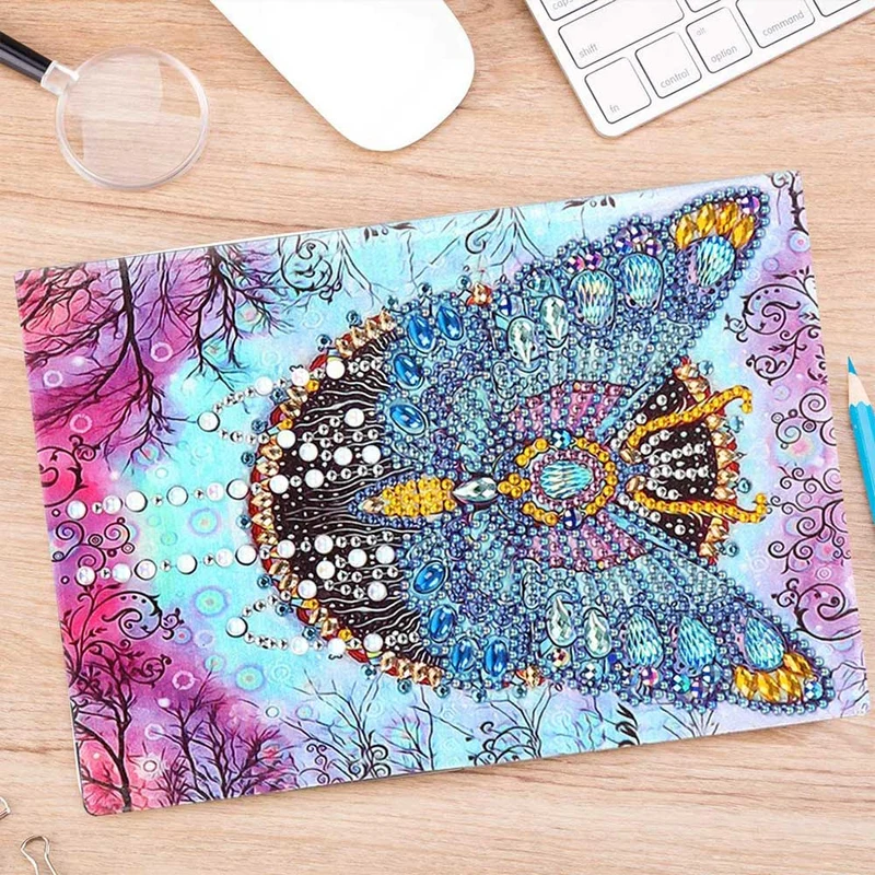 Diamond Painting Notizbuch Schmetterling