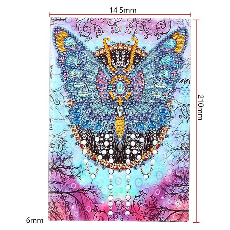 Diamond Painting Notizbuch Schmetterling