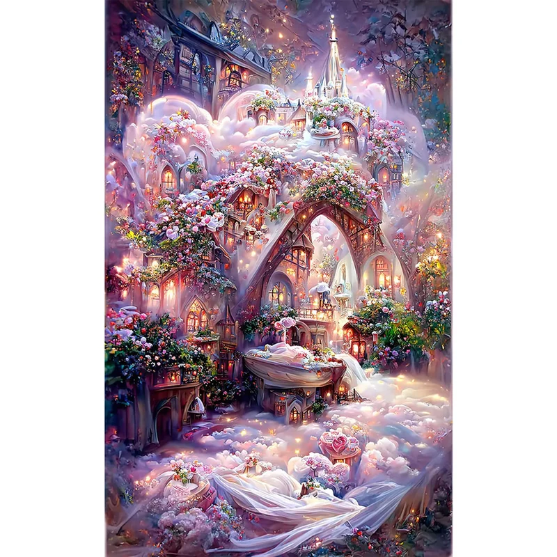 5D Diamond Painting – Fantasy Schloss