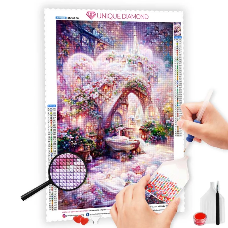 5D Diamond Painting – Fantasy Schloss