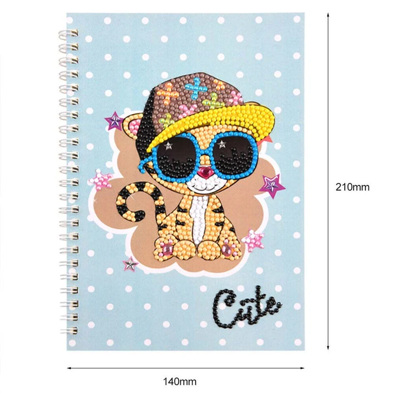 Diamond Painting Notizbuch Cute Cat