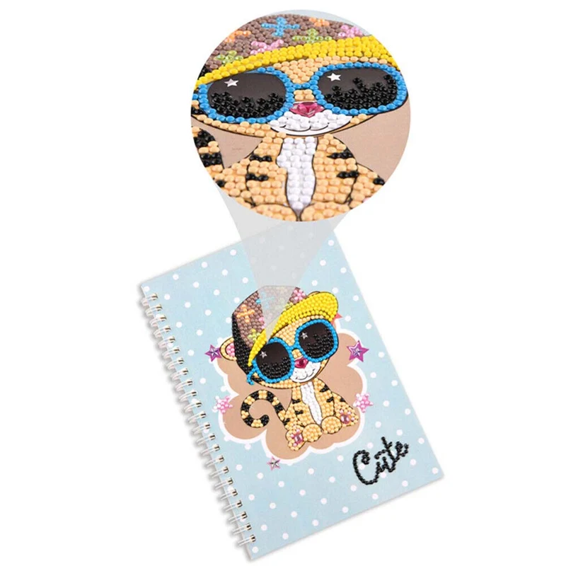 Diamond Painting Notizbuch Cute Cat