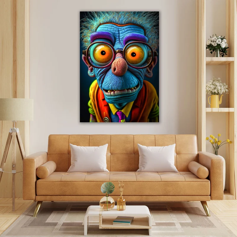 5D Diamond Painting – Blue Face Character