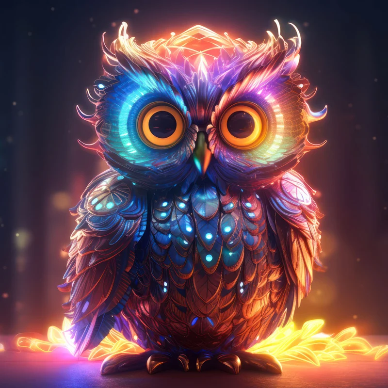 5D Diamond Painting – Eule