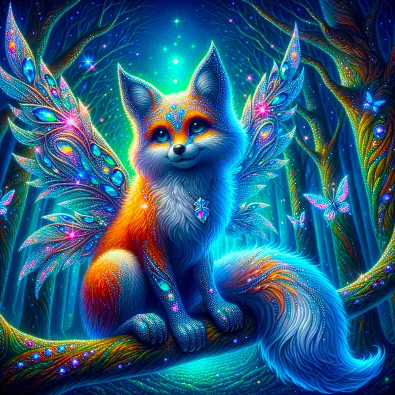 Diamond Painting - Fairy Fox of Magic