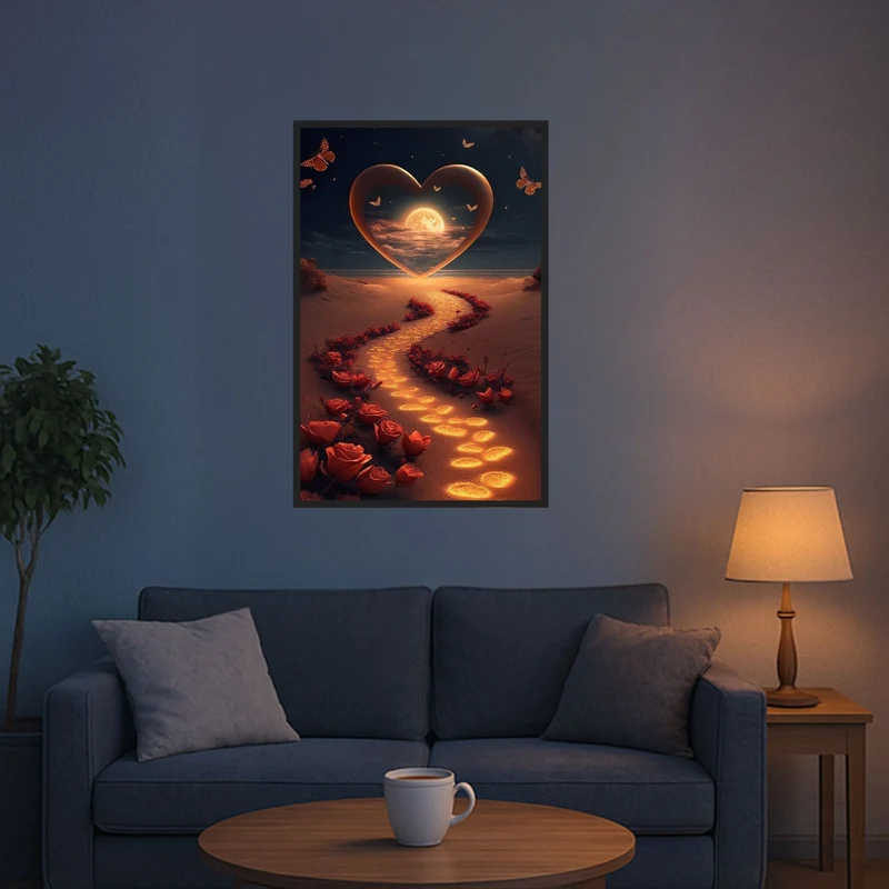 Diamond Painting - Weg der Liebe