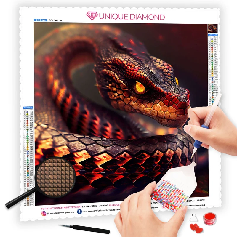 5D Diamond Painting – Anakonda