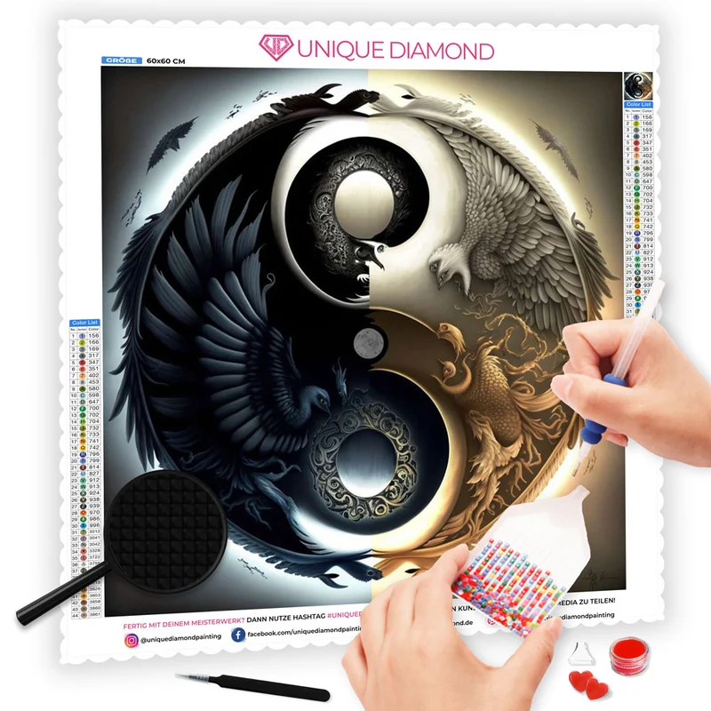5D Diamond Painting – Yin und Yang