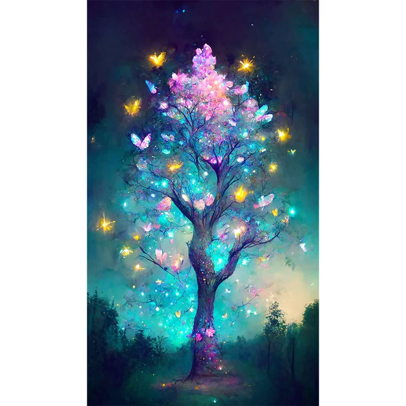 5D Diamond Painting – Fantasy Tree