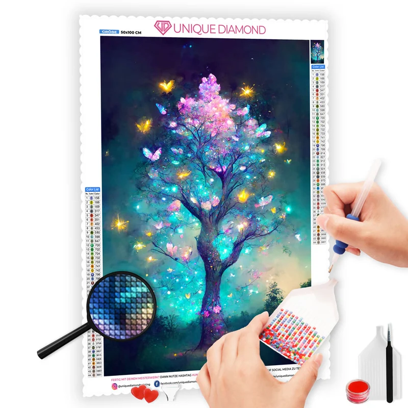 5D Diamond Painting – Fantasy Tree