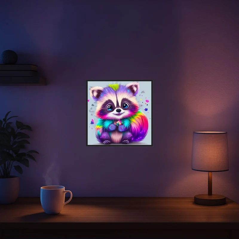 Diamond Painting - Waschbär Willibald