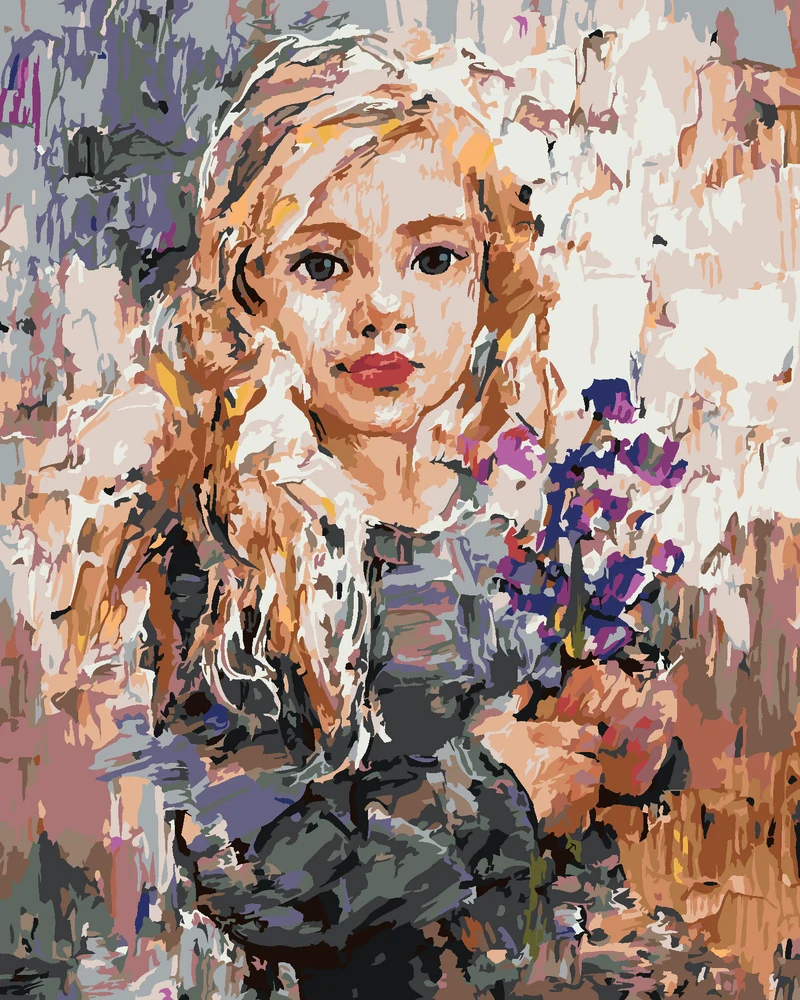 Diamond painting - MÄDCHEN MIT GLOCKEN