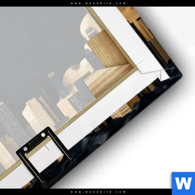 Leinwandbild | Golden City Dreams | Querformat