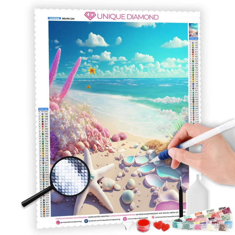 5D Diamond Painting – Magic Beach