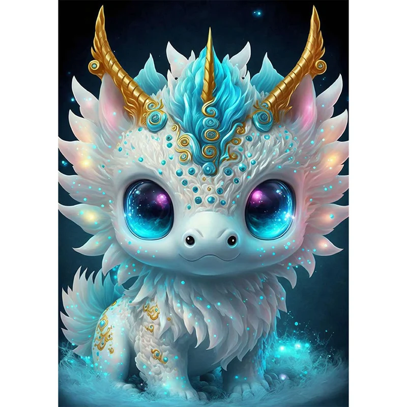 5D Diamond Painting – Magic Dragon