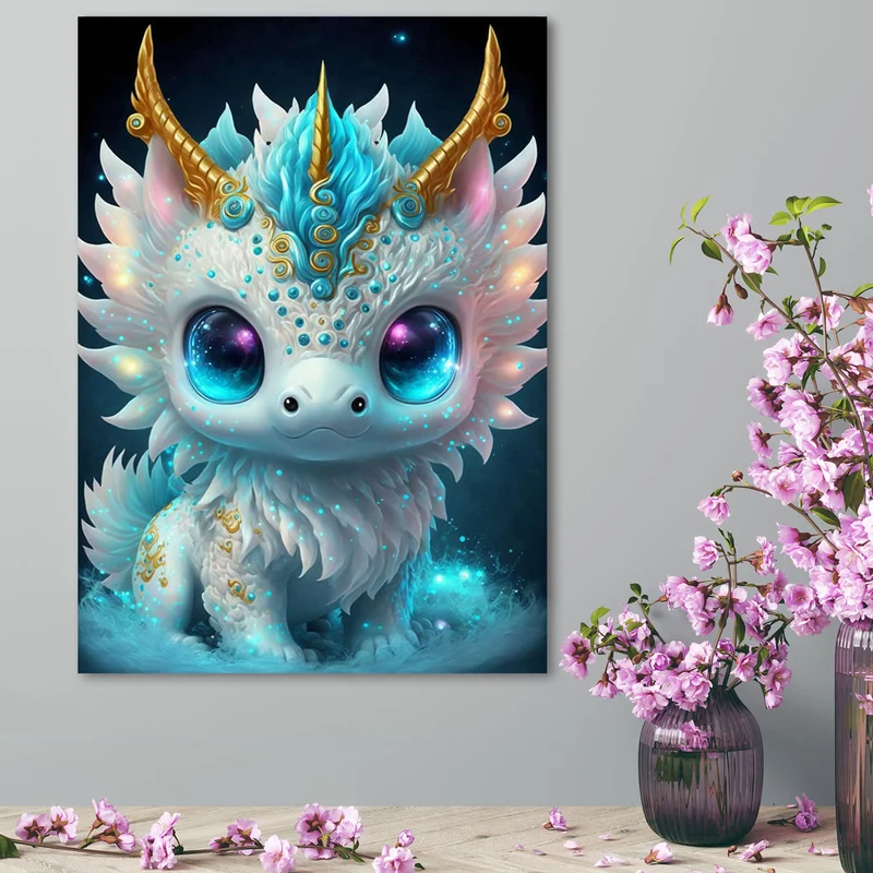 5D Diamond Painting – Magic Dragon
