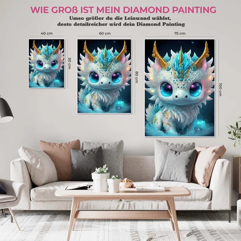 5D Diamond Painting – Magic Dragon