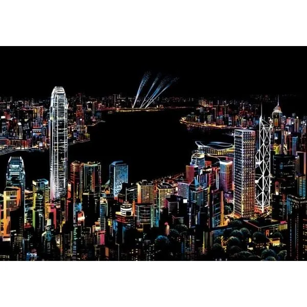 Scratch Painting - Hong Kong