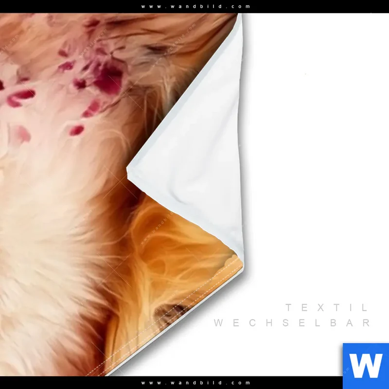 Wechselmotiv | Florale Stärke – Der Löwe | Schmal