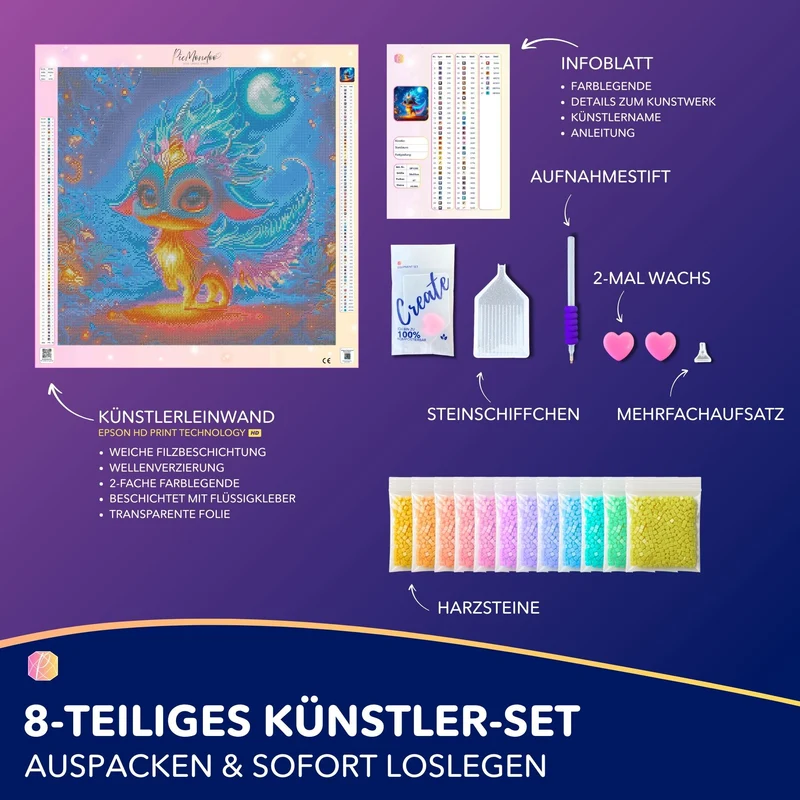 Diamond Painting - Mondscheintanz