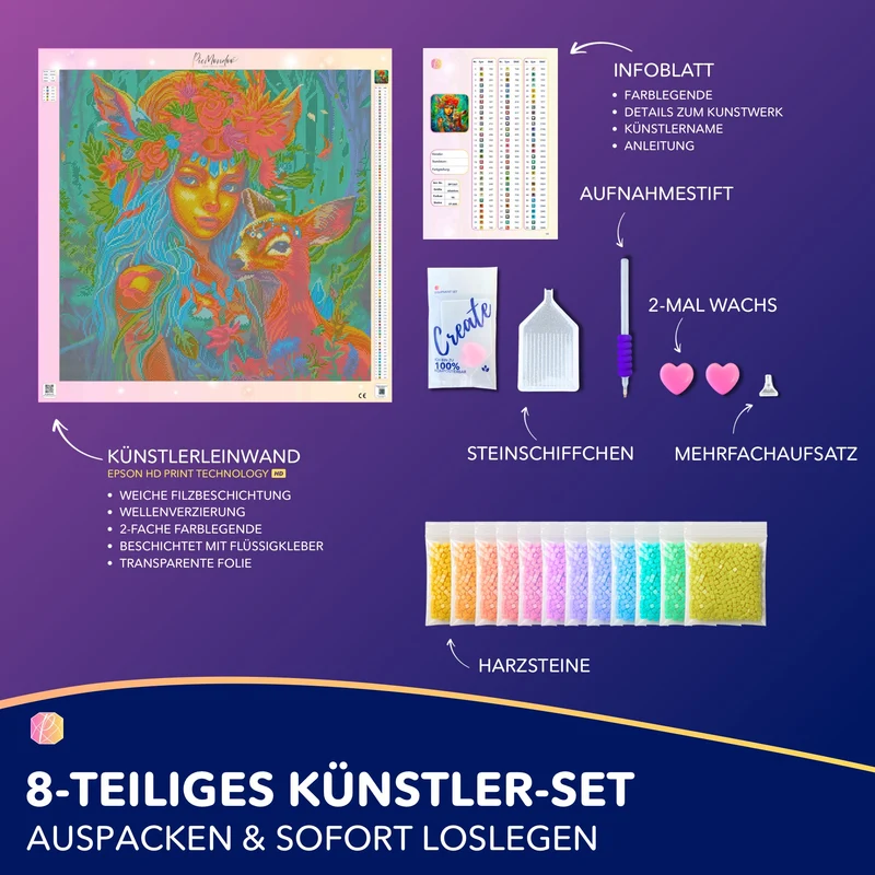 Diamond Painting - Waldmädchen