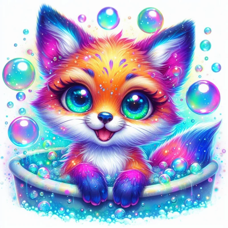 Diamond Painting Mini - Foxy Fuchs