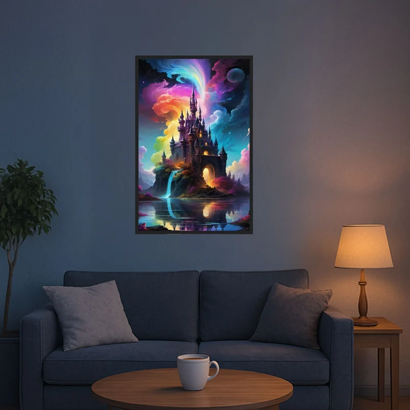 Diamond Painting 100 Farben Special - Zauberschloss