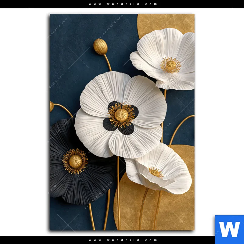 Wechselmotiv | Golden Poppies | Hochformat