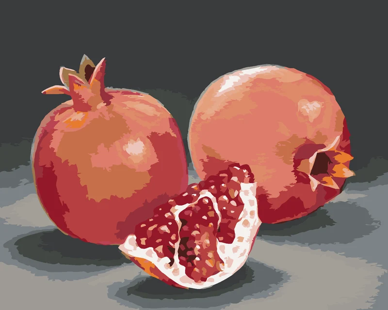 Diamond painting - GRANATAPFEL 3 (MYROSLAVA VOLOSCHUK)