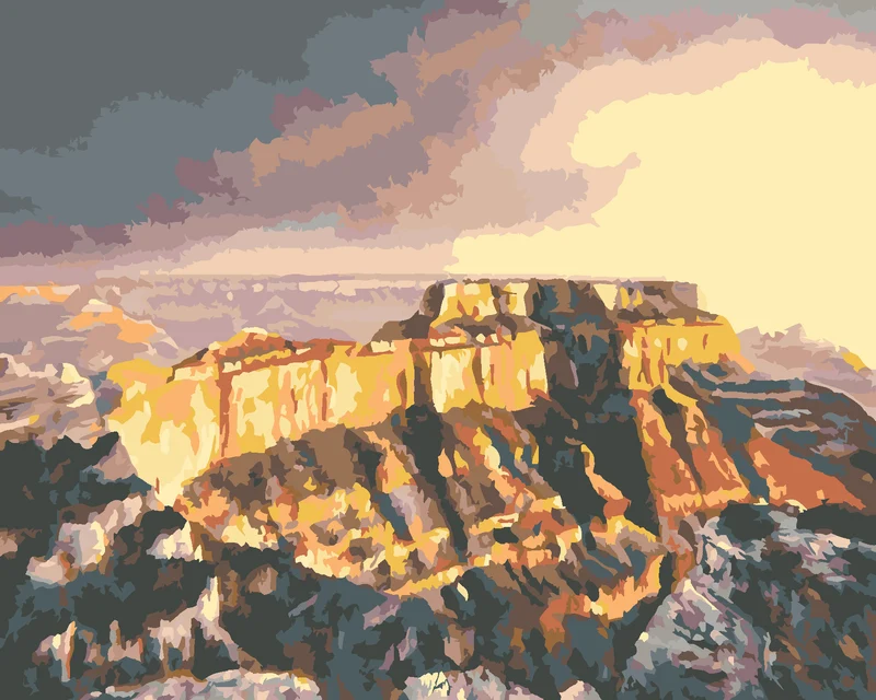 Diamond painting - GRAND CANYON (D. RUSTY RUST)