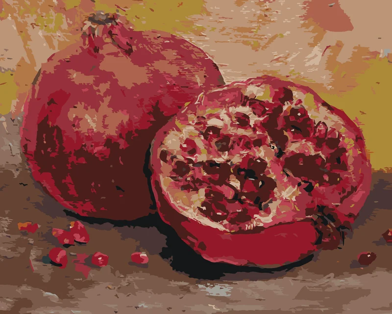 Diamond painting - GRANATAPFEL