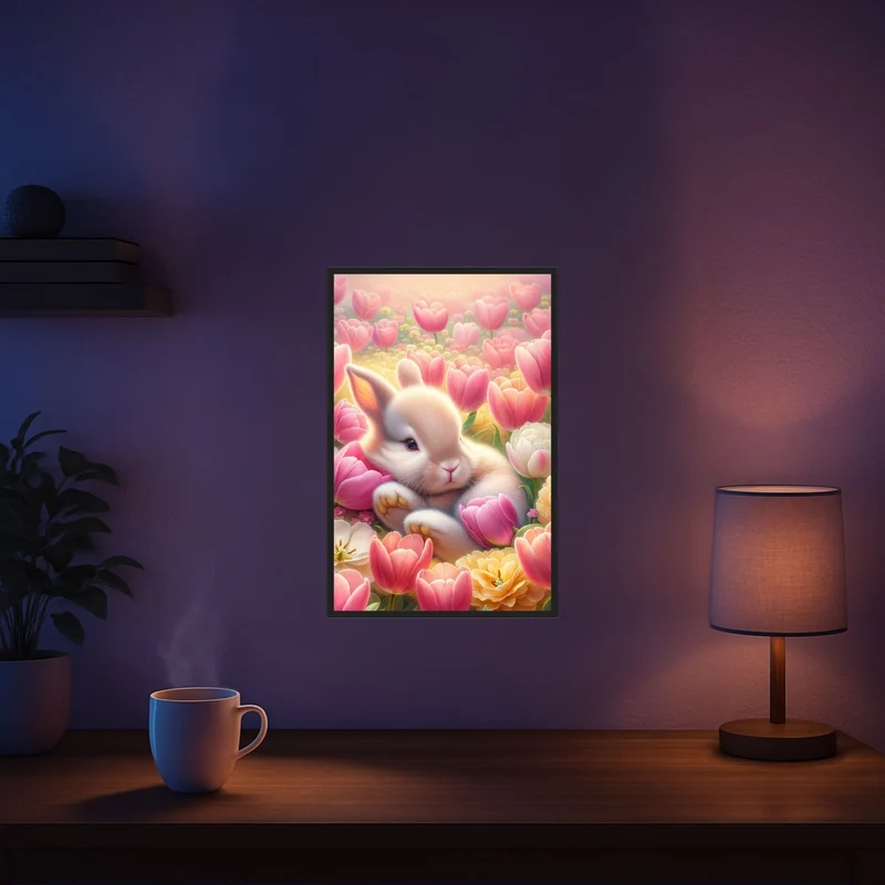 Diamond Painting - Verträumtes Osterhäschen