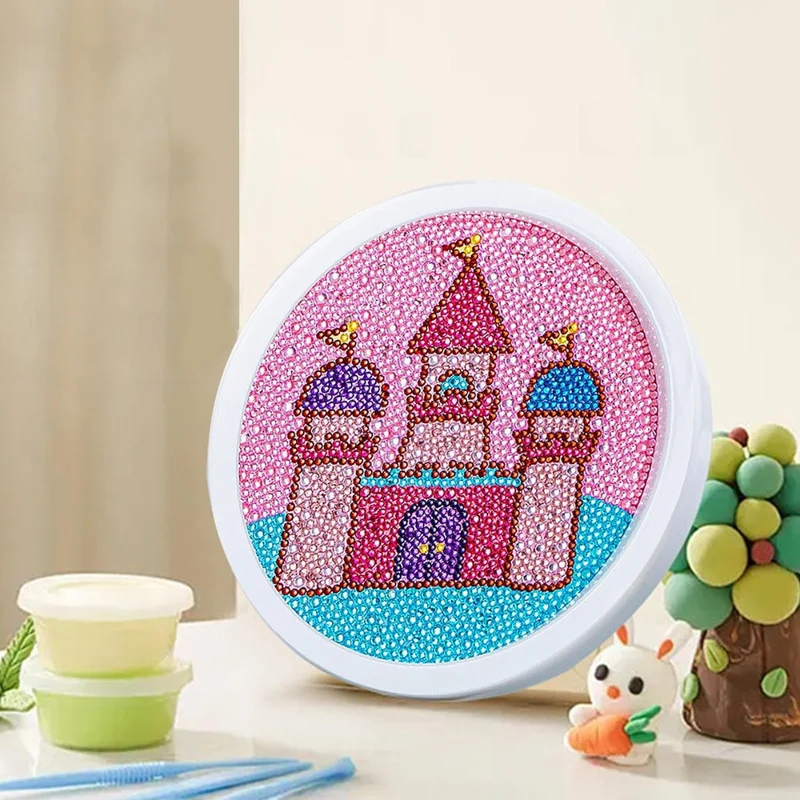 Diamond Painting Kids - Rund mit Rahmen