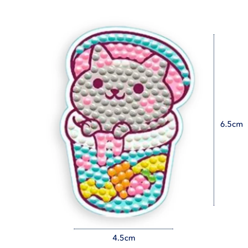 Diamond Painting Sticker - Yum Yum Cat