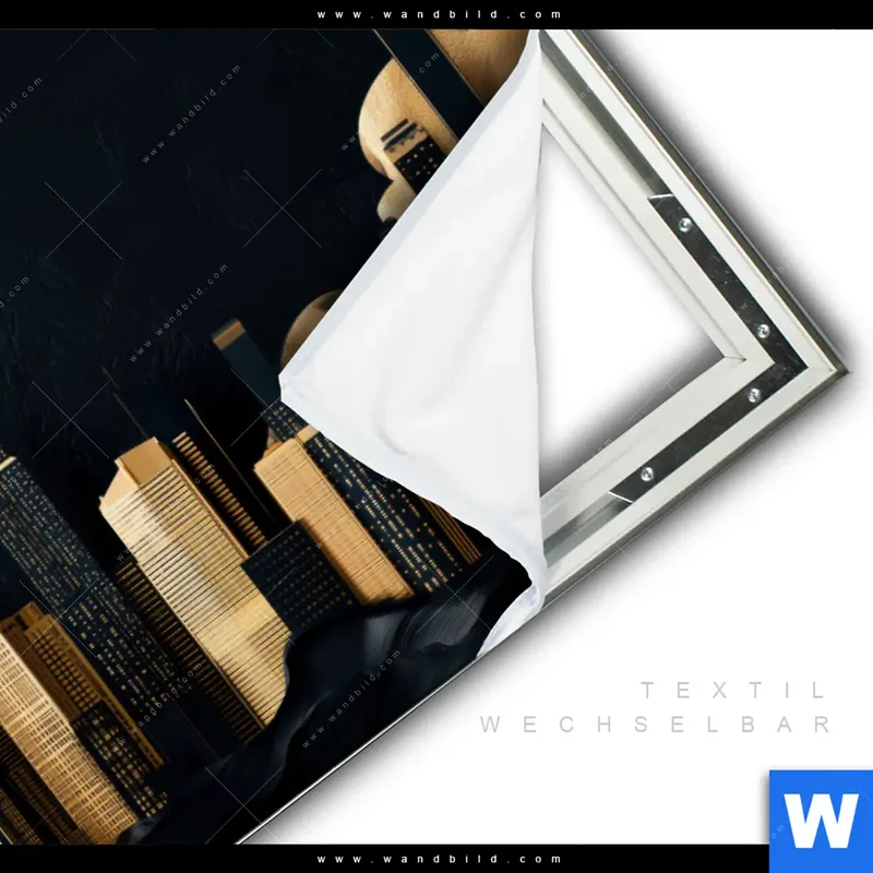 Spannbild | Golden City Dreams | Querformat
