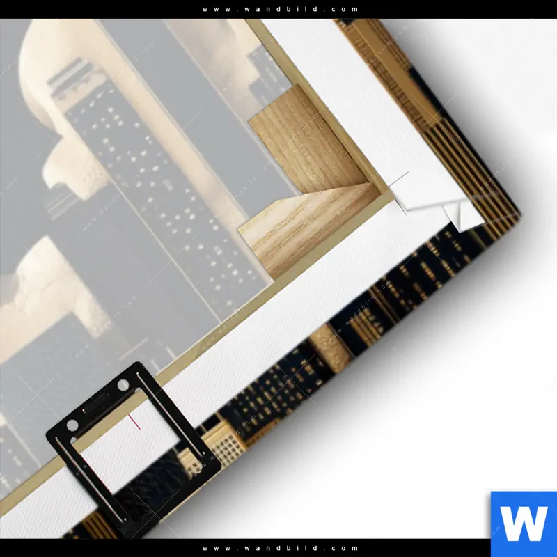 Leinwandbild | Golden City Dreams | Panorama