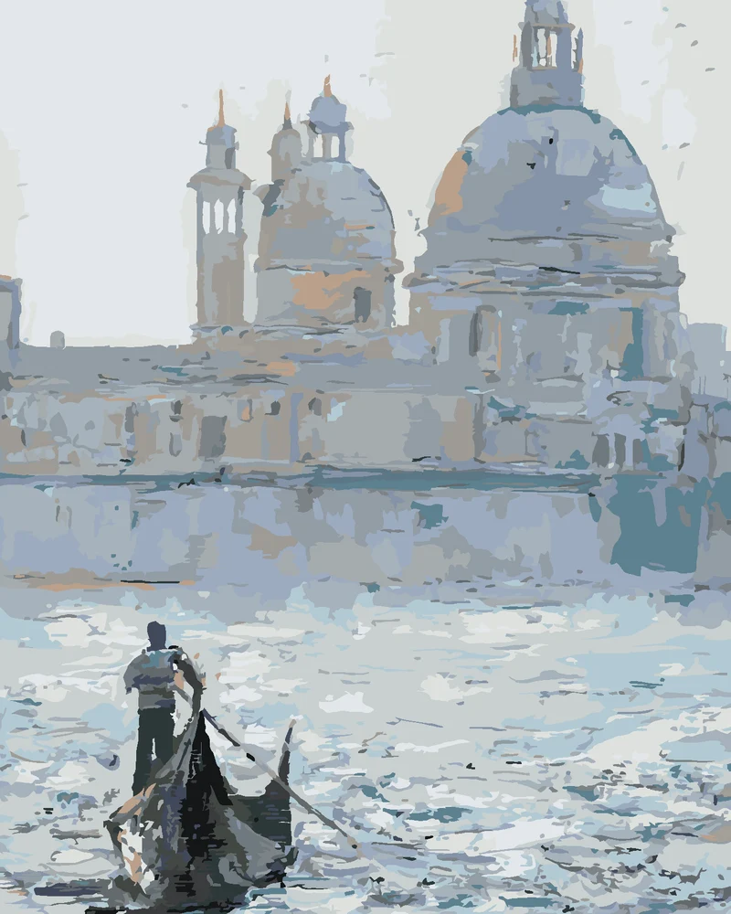 Diamond painting - GONDEL AUF DEM KANAL VON VENEDIG