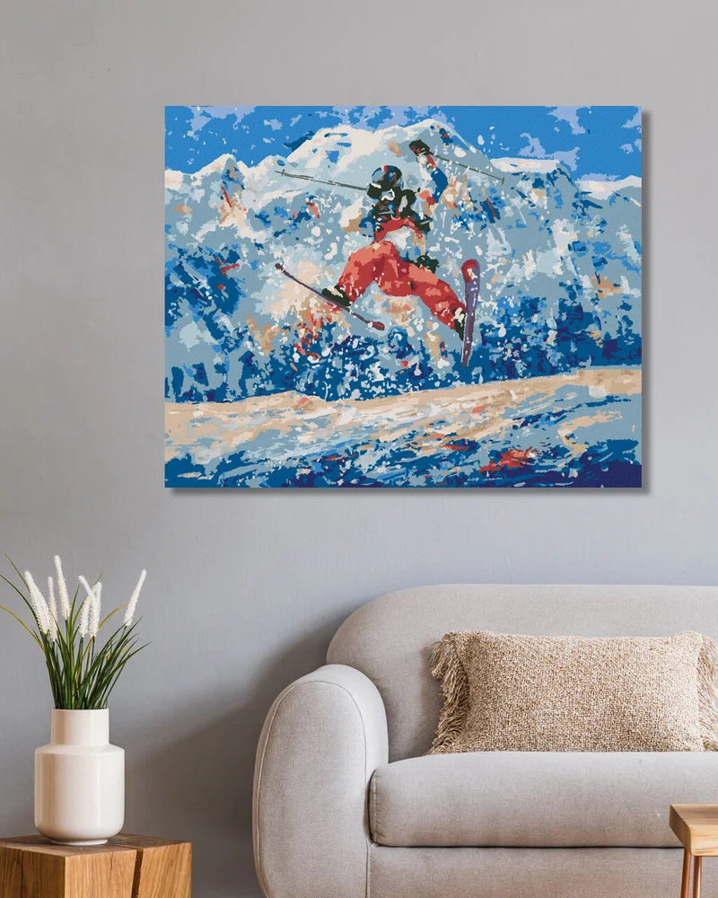 Diamond painting - FREESTYLE-SKIFAHRER