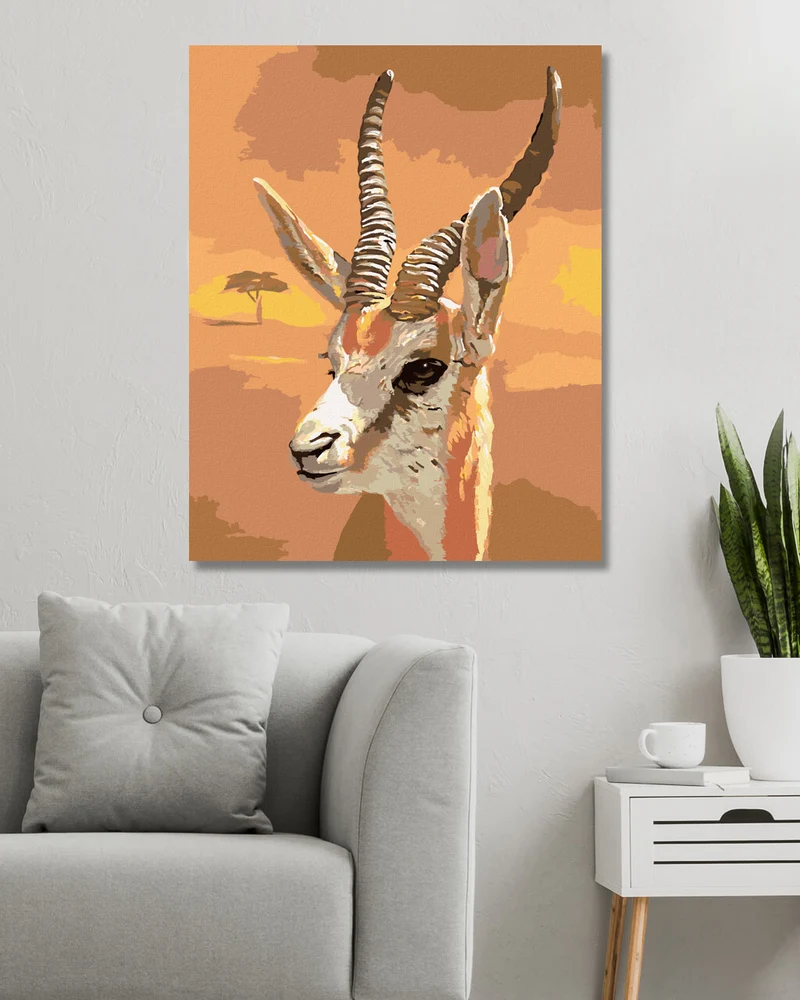 Diamond painting - GAZELLE (D. RUSTY RUST)