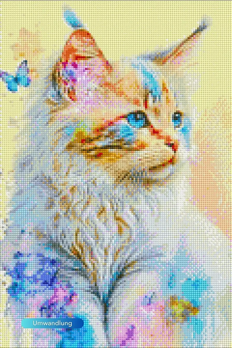 Diamond Painting - Zartes Kätzchen