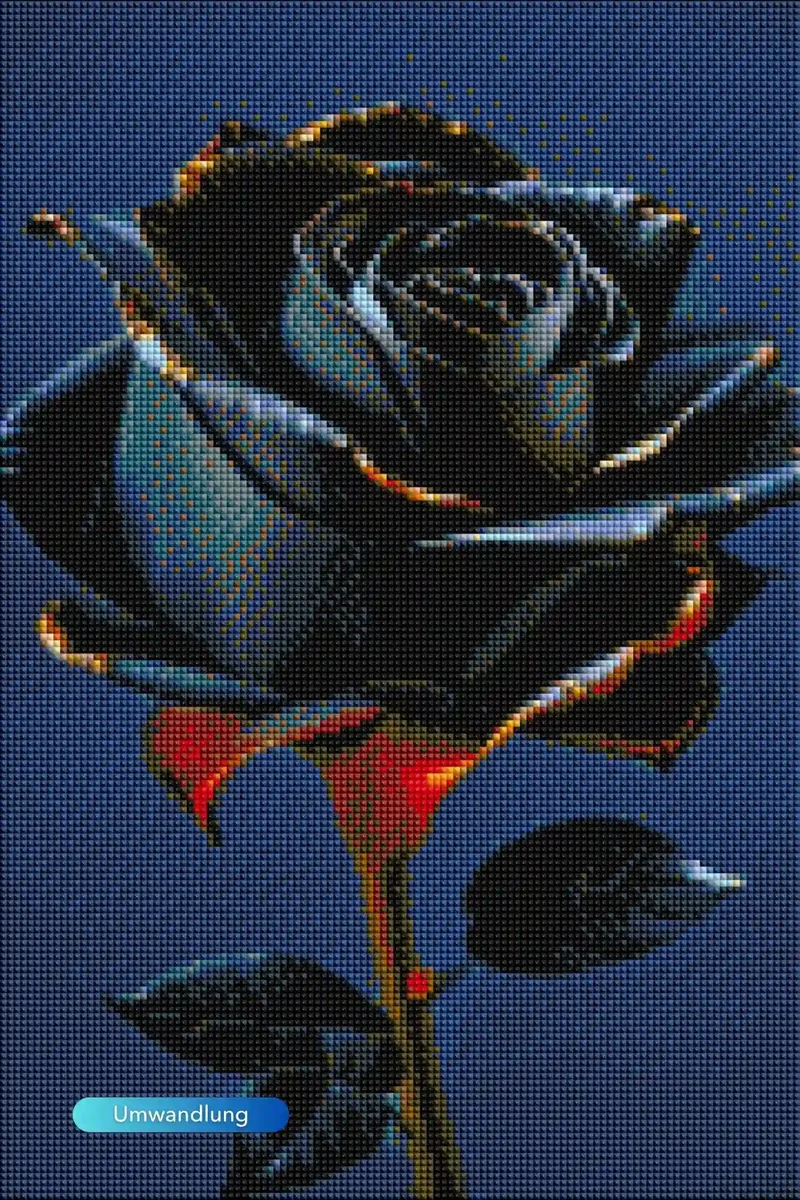 Diamond Painting - Black Rose