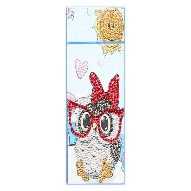 Diamond Painting Stiftebox Eule