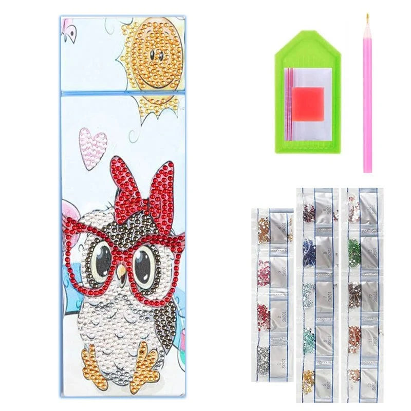 Diamond Painting Stiftebox Eule