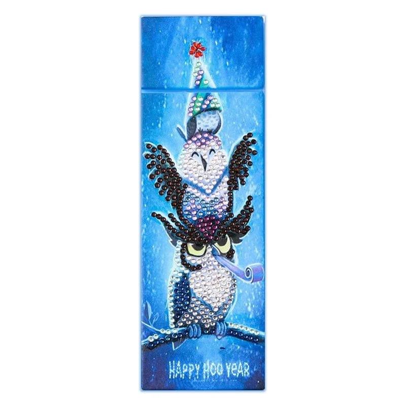 Diamond Painting Stiftebox Eulen