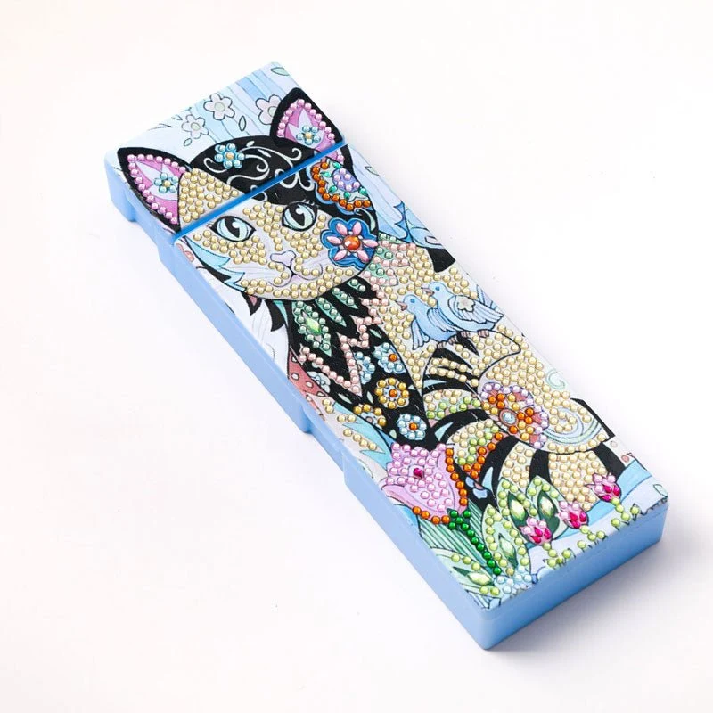 Diamond Painting Stiftebox Katze