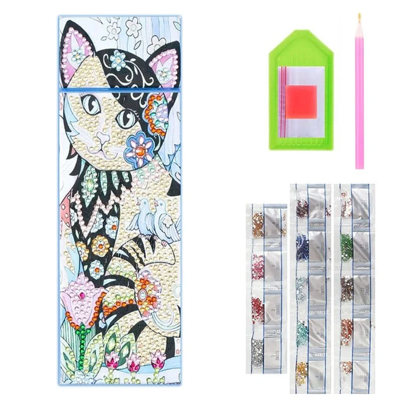 Diamond Painting Stiftebox Katze