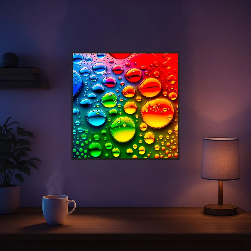 Diamond Painting AB Special - Colorful Raindrops