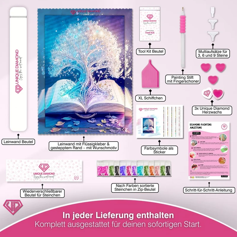 5D Diamond Painting – Zauberbuch